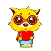 Cute Cat 2 Mr.Ball Sticker messages sticker-1