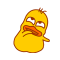 Small Duck 3 Mr.Qian Sticker messages sticker-7