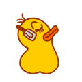 Small Duck 3 Mr.Qian Sticker messages sticker-0