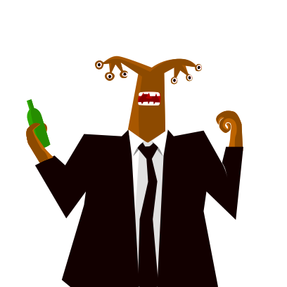 Monster In Black messages sticker-4