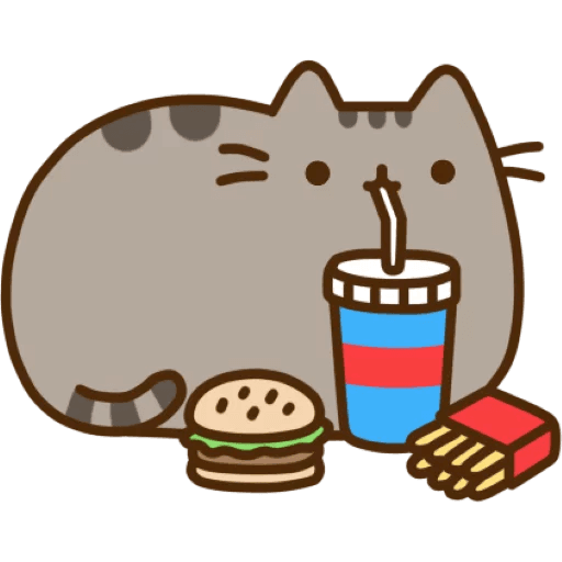 Cat Pusheen Stickers messages sticker-2