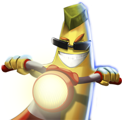 Banana Racer - Moto Racing messages sticker-0