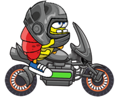 Banana Racer - Moto Racing messages sticker-4