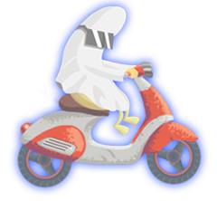 Banana Racer - Moto Racing messages sticker-3