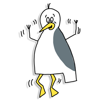 Steinmöwen Sticker messages sticker-6