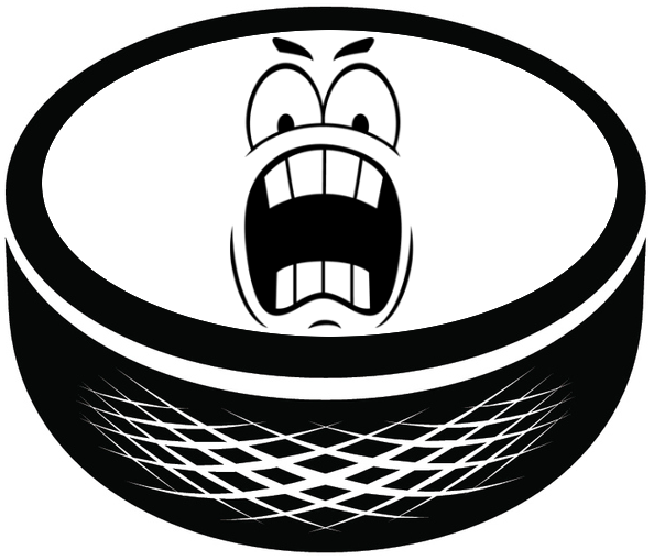 Ice Hockey Puck Emojis messages sticker-9