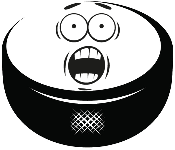 Ice Hockey Puck Emojis messages sticker-2