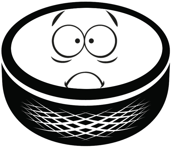 Ice Hockey Puck Emojis messages sticker-1