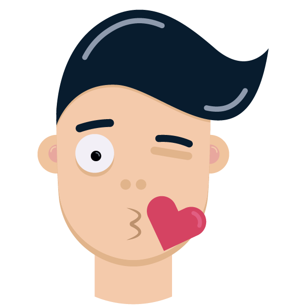 Man Face Emoji messages sticker-10
