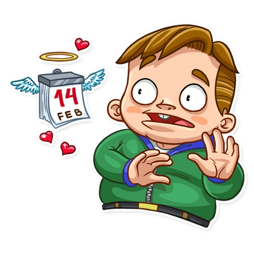 Valentine Day Fool Stickers messages sticker-3