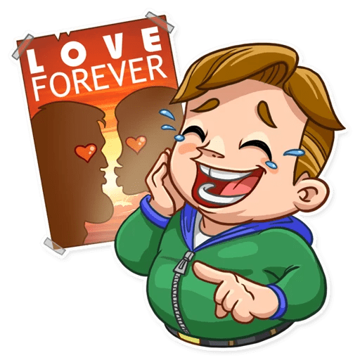 Valentine Day Fool Stickers messages sticker-0
