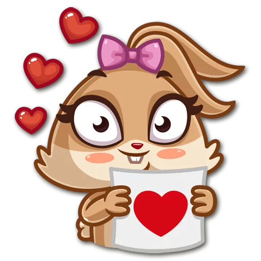 Banny Love Sticker Pack messages sticker-3