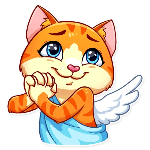 Cupid Cat Love Stickers messages sticker-7