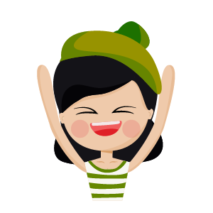 Girl Nhi Nhanh Sticker messages sticker-8