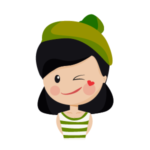 Girl Nhi Nhanh Sticker messages sticker-7