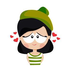 Girl Nhi Nhanh Sticker messages sticker-4