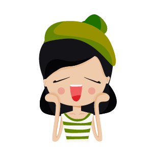 Girl Nhi Nhanh Sticker messages sticker-10