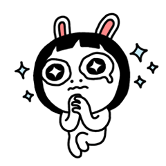 Rabbit Sister Stickers messages sticker-1