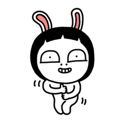 Rabbit Sister Stickers messages sticker-4