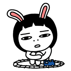 Rabbit Sister Stickers messages sticker-9