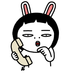 Rabbit Sister Stickers messages sticker-2