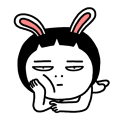 Rabbit Sister Stickers messages sticker-3