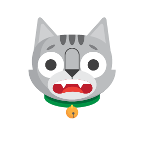 Gray Cat Bun Sticker messages sticker-0