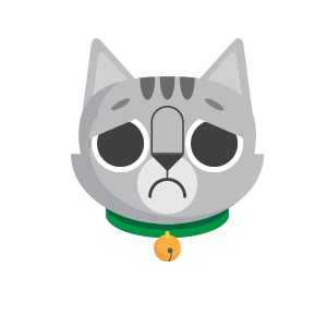 Gray Cat Bun Sticker messages sticker-7