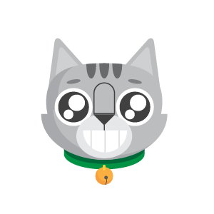 Gray Cat Bun Sticker messages sticker-3