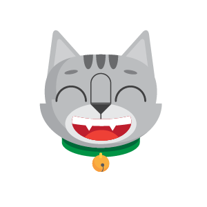 Gray Cat Bun Sticker messages sticker-9