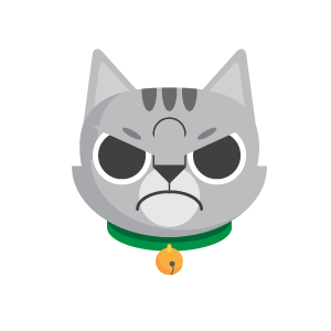 Gray Cat Bun Sticker messages sticker-2
