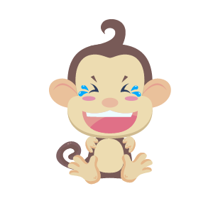 Monkey Naughty Sticker messages sticker-1