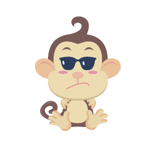 Monkey Naughty Sticker messages sticker-9