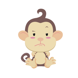 Monkey Naughty Sticker messages sticker-7