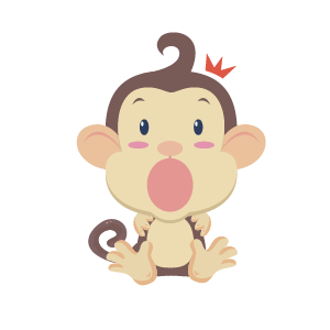 Monkey Naughty Sticker messages sticker-0