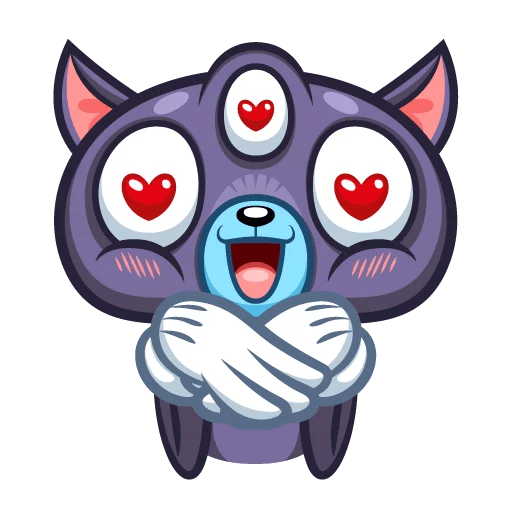 Psy Cat Stickers messages sticker-1
