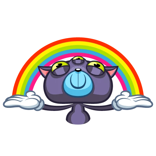 Psy Cat Stickers messages sticker-5