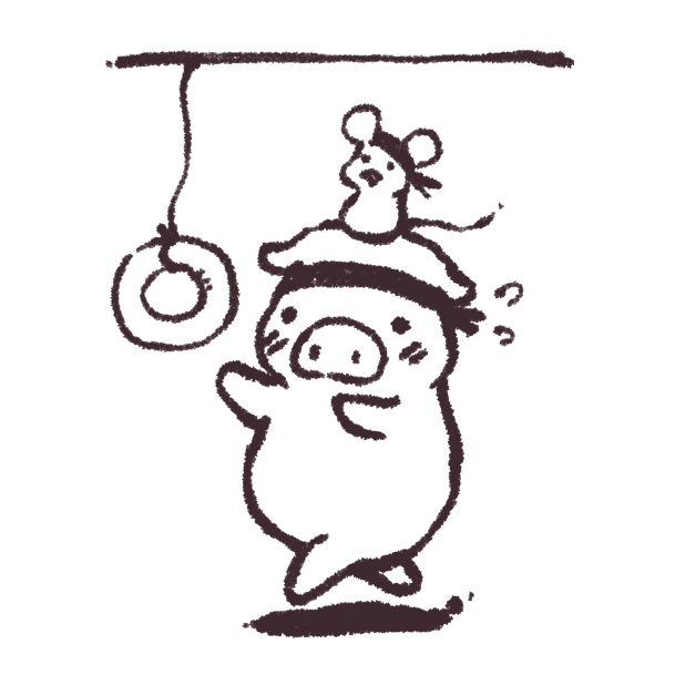 ゆるいブタの日常〈春〉 messages sticker-8