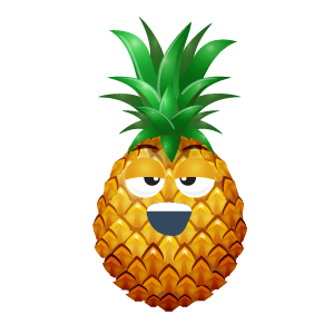 Pineapple Active Sticker messages sticker-1