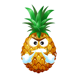 Pineapple Active Sticker messages sticker-3