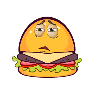 Hambuger Feeling Sticker messages sticker-1