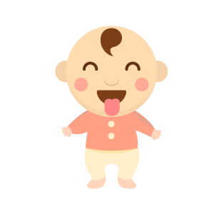 Little Hair Baby Sticker messages sticker-4