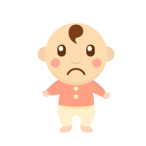 Little Hair Baby Sticker messages sticker-1