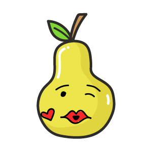 Papaya Amused Sticker messages sticker-2