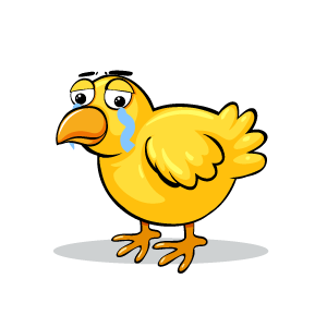 Chicken Emotion Sticker messages sticker-8