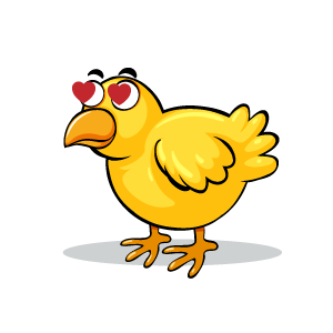 Chicken Emotion Sticker messages sticker-5