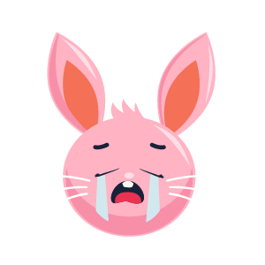 Rabbit Envious Sticker messages sticker-2