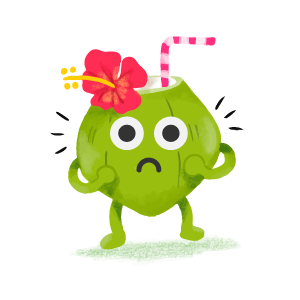 Coconut Confident Sticker messages sticker-5