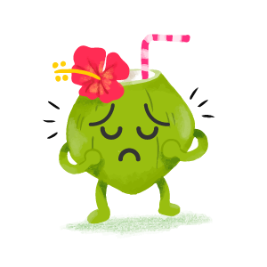 Coconut Confident Sticker messages sticker-7
