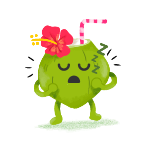 Coconut Confident Sticker messages sticker-9
